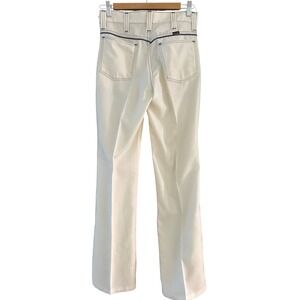 wrangler vintage cream straight leg jeans